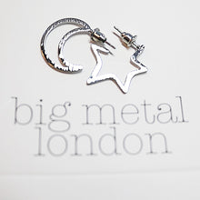 画像をギャラリービューアに読み込む, 【big metal】Chiarra ムーンアンドスターピアス