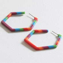 画像をギャラリービューアに読み込む, 【big metal】Cameliaレジンマルチトーンピアス