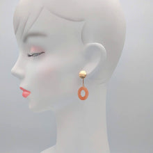 画像をギャラリービューアに読み込む, 【big metal】Aline ツートーンメタルレジンピアス