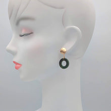 画像をギャラリービューアに読み込む, 【big metal】Aline ツートーンメタルレジンピアス