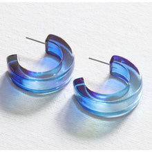 画像をギャラリービューアに読み込む, 【big metal】Celia 2トーンフープピアス