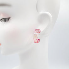 画像をギャラリービューアに読み込む, 【big metal】Celia 2トーンフープピアス