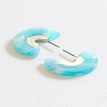 画像をギャラリービューアに読み込む, 【big metal】Anne2トーンレジンメタルピアス