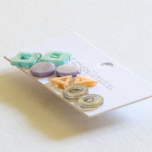 画像をギャラリービューアに読み込む, 【big metal】Corin ジェオメトリカルレジンピアスセット