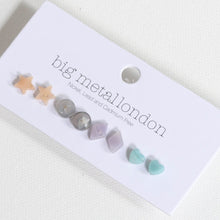 画像をギャラリービューアに読み込む, 【big metal】Dianaレジンピアスセット