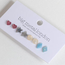 画像をギャラリービューアに読み込む, 【big metal】Dianaレジンピアスセット