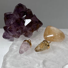 画像をギャラリービューアに読み込む, 【Mirabelle】ローズクォーツカーヴドペンデュラム