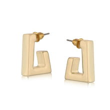 画像をギャラリービューアに読み込む, 【big metal】Arianaメタルスクエアピアス