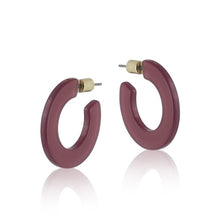 画像をギャラリービューアに読み込む, 【big metal】Chloeレジンフープピアス