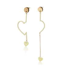 画像をギャラリービューアに読み込む, 【big metal】Corynアシンメトリックハートエナメルピアス