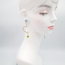 画像をギャラリービューアに読み込む, 【big metal】Corynアシンメトリックハートエナメルピアス