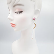 画像をギャラリービューアに読み込む, 【big metal】Corynアシンメトリックハートエナメルピアス