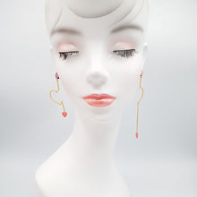 画像をギャラリービューアに読み込む, 【big metal】Corynアシンメトリックハートエナメルピアス