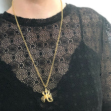 画像をギャラリービューアに読み込む, 【Mirabelle】ラージスコーピオンチャームネックレス