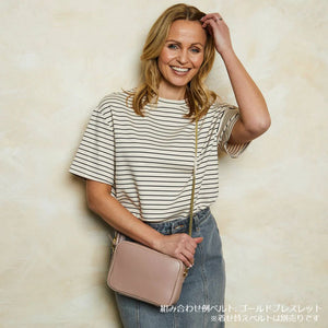 【Elie Beaumont】CROSSBODY BAG：ブラッシュ