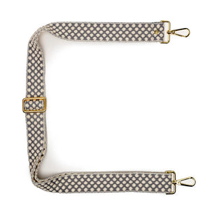 【Elie Beaumont】CROSSBODY STRAP：クリームポルカドット