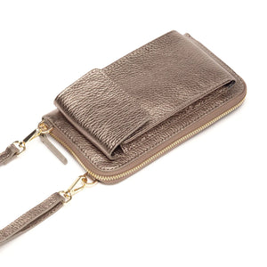 【Elie Beaumont】SHOULDER WALLET :ブロンズ