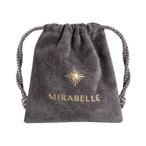 【Mirabelle】Gita ストーンピアス：ブルートパーズ