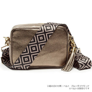 【Elie Beaumont】CROSSBODY BAG：ブロンズ