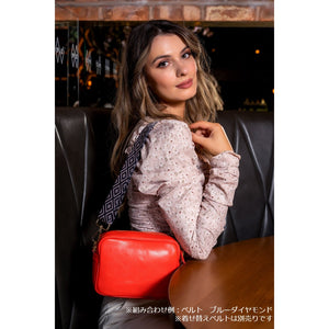 【Elie Beaumont】CROSSBODY BAG：コーラル