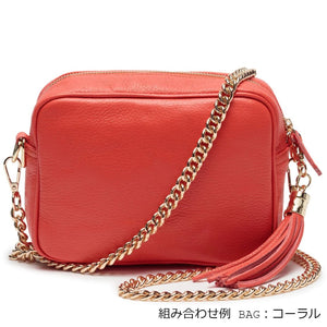 【Elie Beaumont】CROSSBODY STRAP：ゴールドチェーン