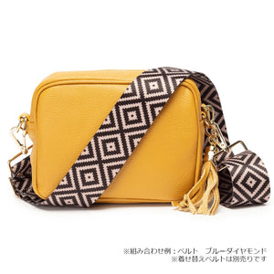 【Elie Beaumont】CROSSBODY BAG：マスタード